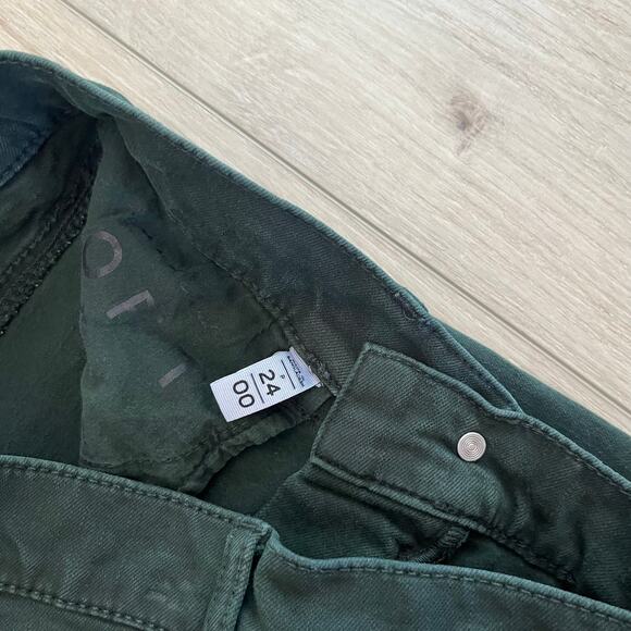 LOFT Women’s Green Skinny Jean Sz 24 - Picture 5 of 9